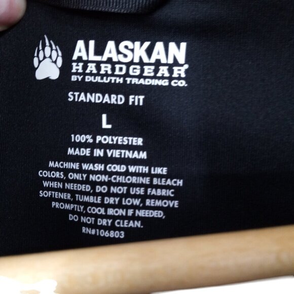 Alaskan Hardgear Duluth Standard Fit Sweater Full Zip  Size L  Mens Waffle Knit - Picture 11 of 11